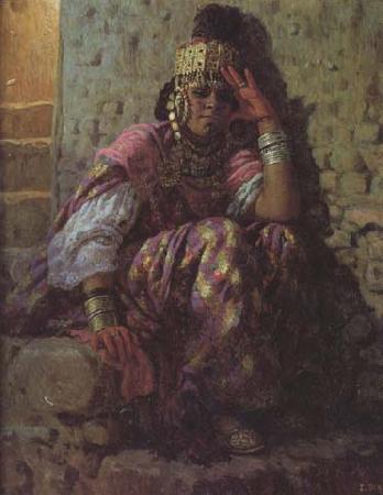 Etienne Dinet Une Ouled Nail (mk32) oil painting image